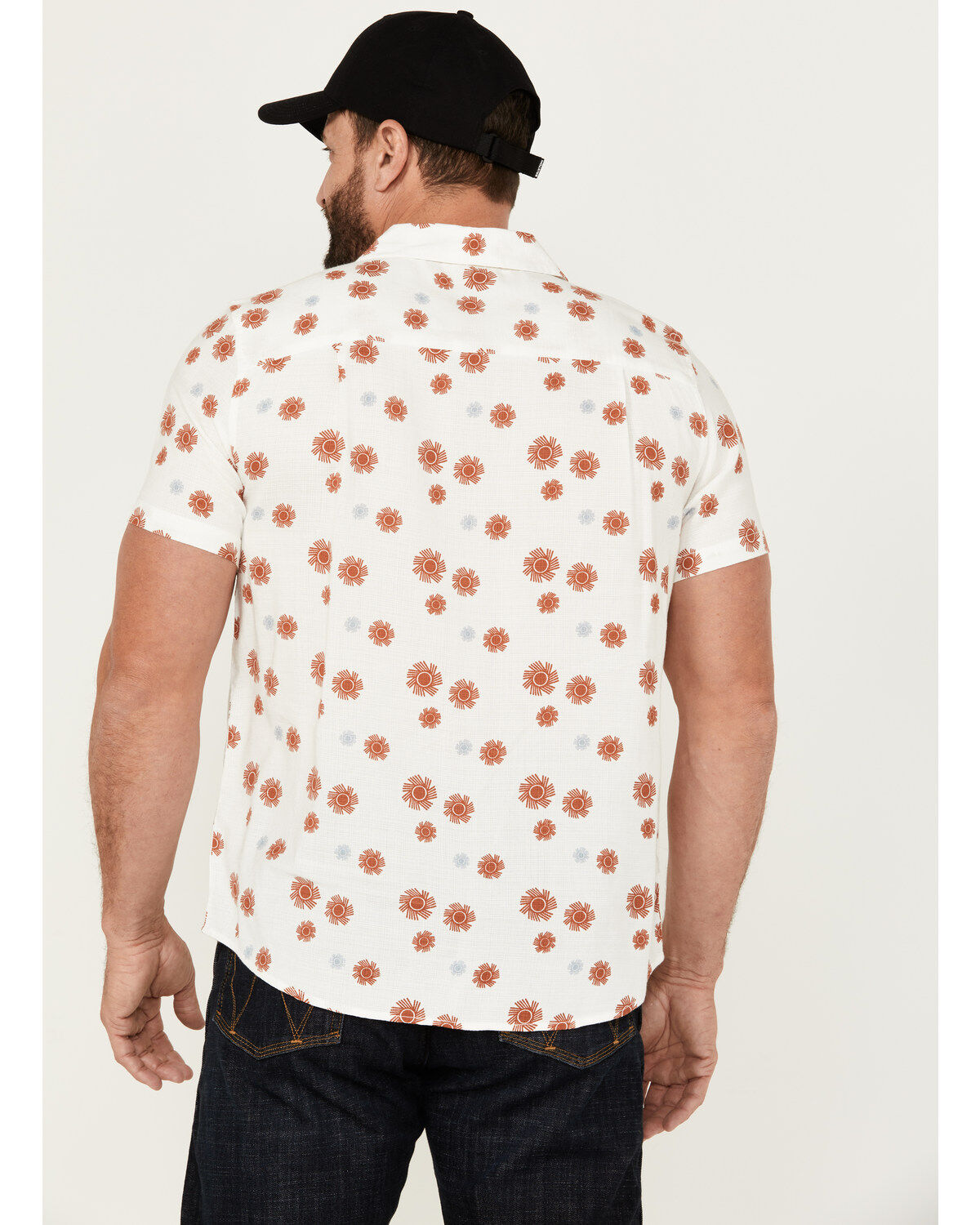 Brixton Men's Charter Slub Short Sleeve Button-Down Shirt