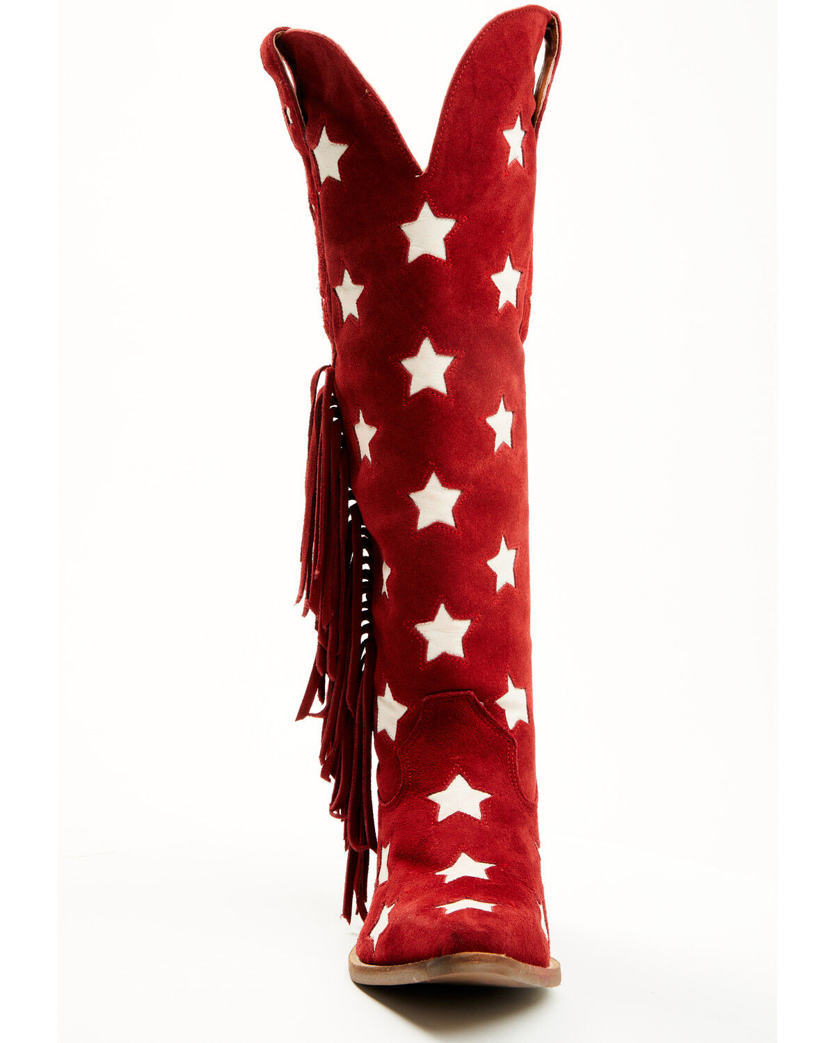 Dingo Women's Super Star Tall Suede Western Boots - Snip Toe