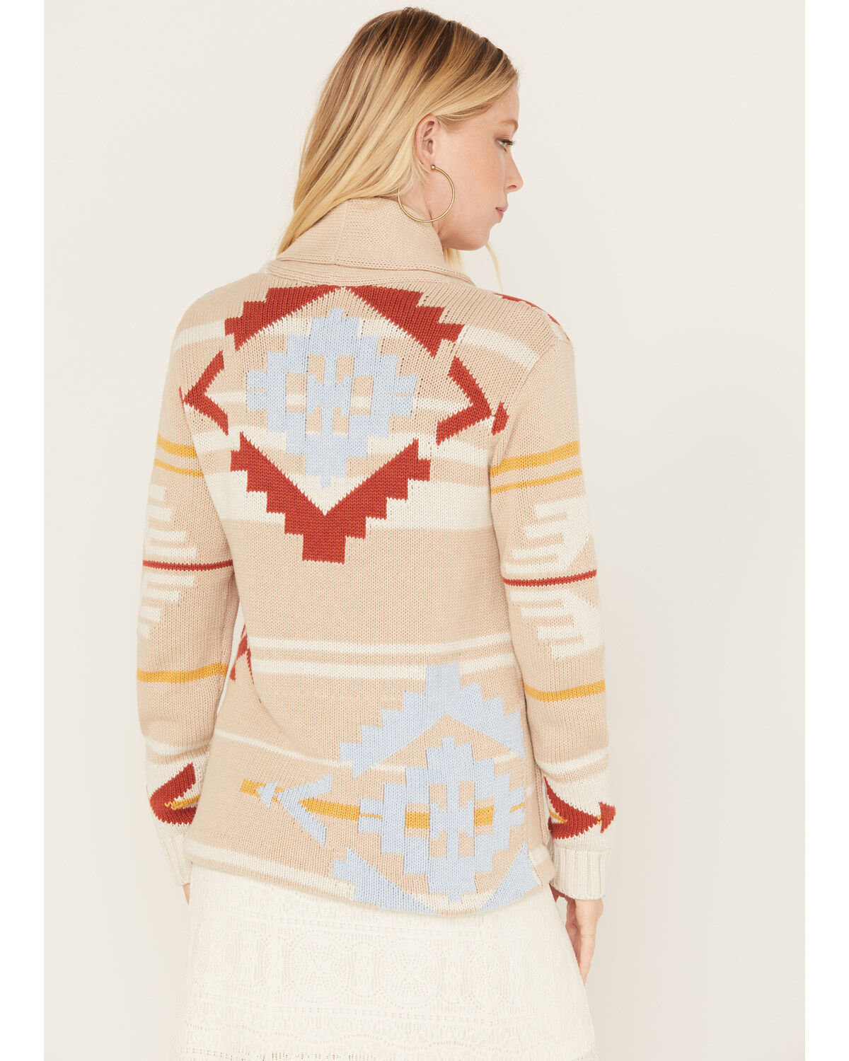 Pendleton Women's Multicolored Print Taos Graphic Cardigan