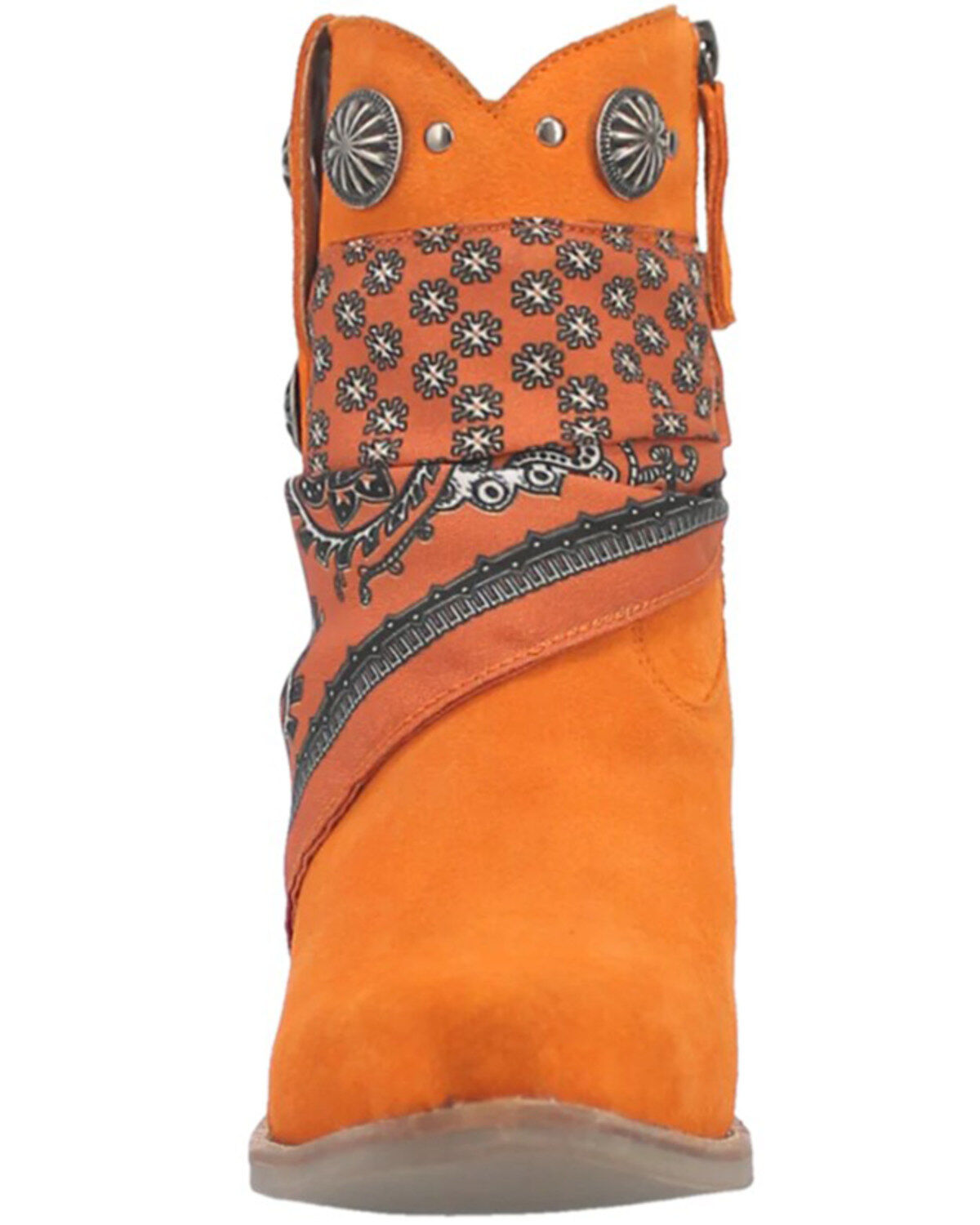 Dingo Women's Suede Bandida Western Booties - Round Toe
