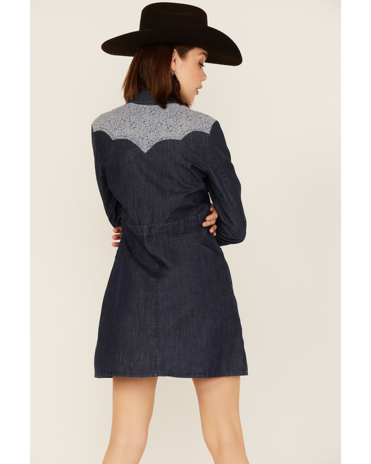 Maggie Sweet Women's Remedios Long Sleeve Western Mini Dress