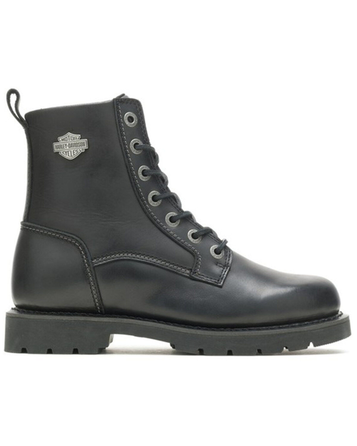 Harley Davidson Men's Hannon 6 1/2" Lace-Up Casual Moto Boots - Round Toe
