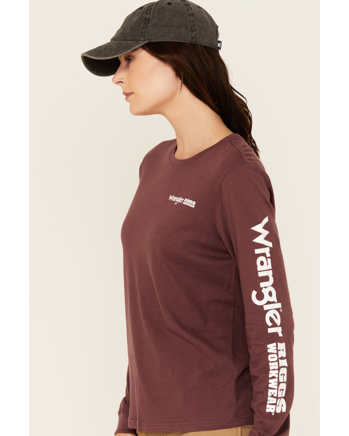 Wrangler RIGGS Women's Boot Barn Exclusive Long Sleeve Logo Graphic Work Tee