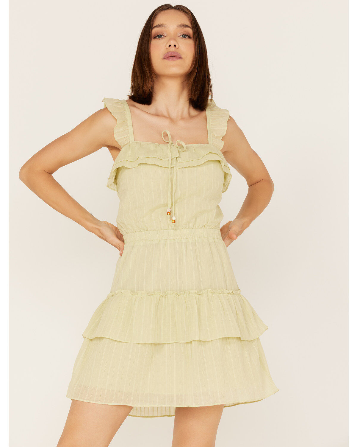 Heartloom Women's Rianne Ruffle Tiered Mini Dress