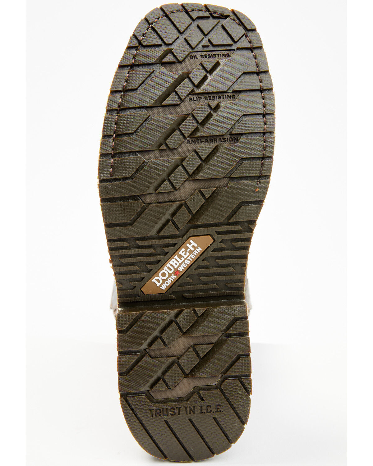 Double H Men's 11" Domestic I.C.E.® Saddle Vamp Performance Western Boots - Broad Square Toe