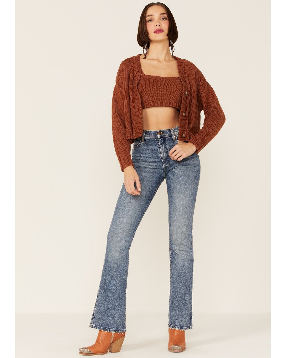 Callahan Women's Lu Cardigan & Tank Set