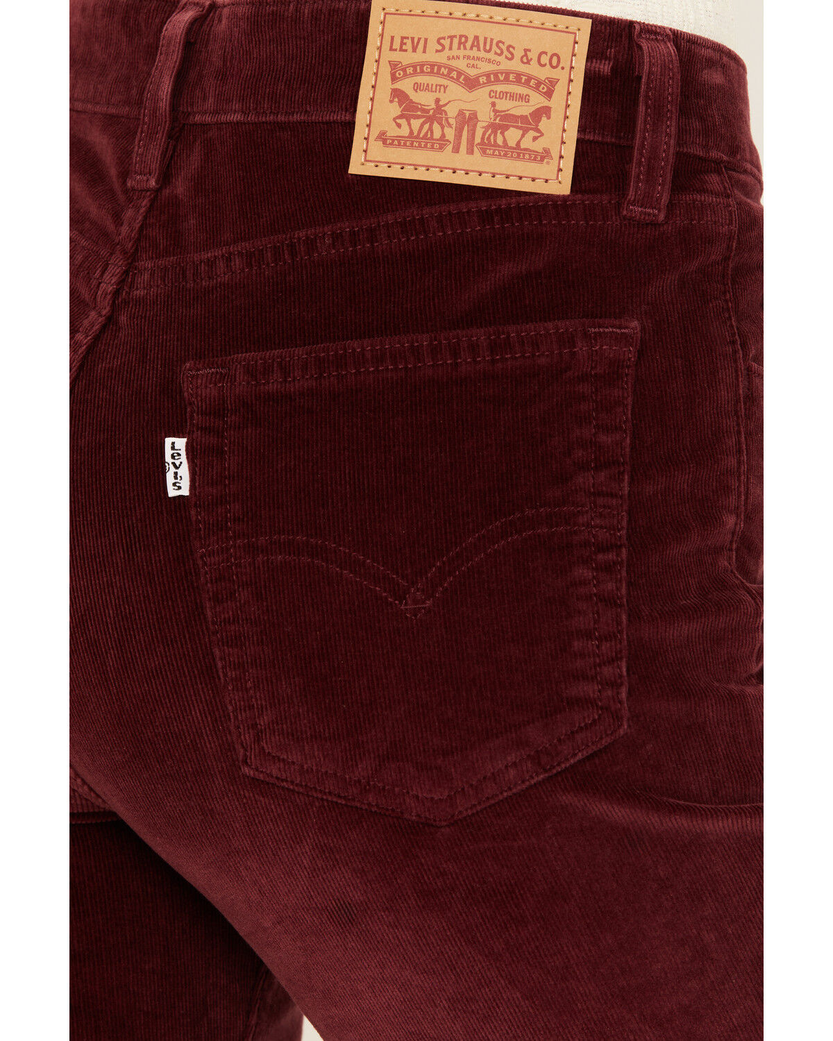 Levi's Women's High Rise 725 Corduroy Bootcut Stretch Jeans