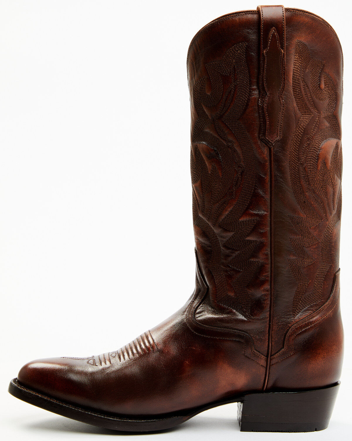 El Dorado Men's Calf Leather Western Boots - Round Toe