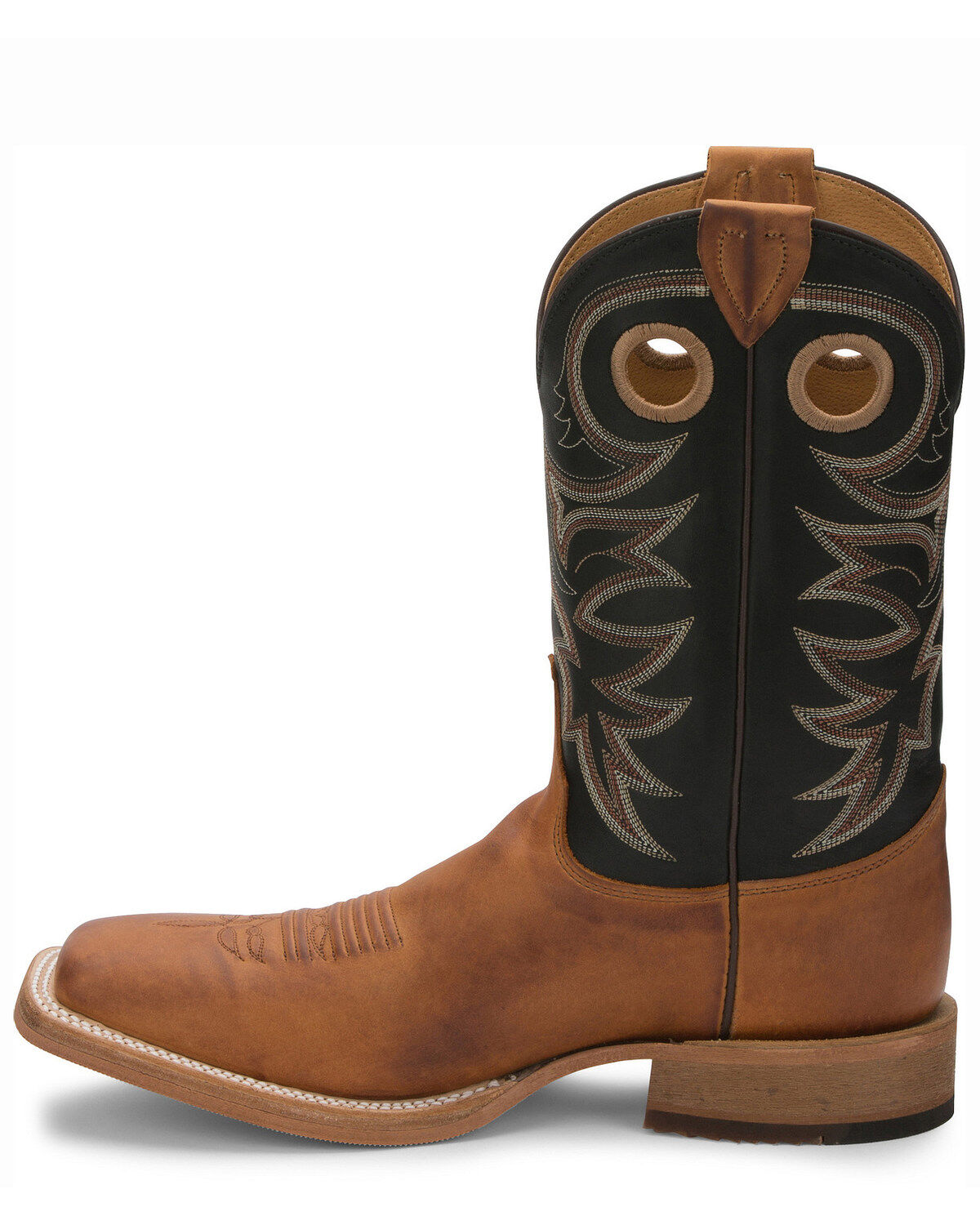 Justin Men's Caddo Bent Rail Western Boots - Broad Square Toe