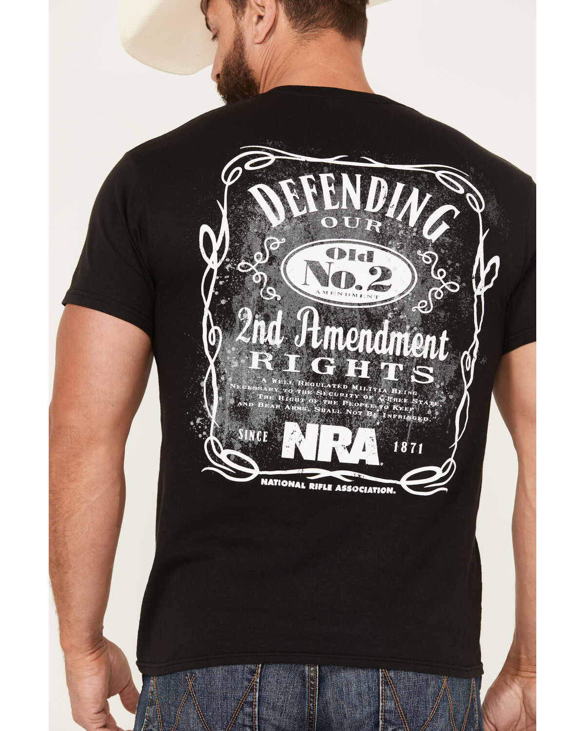 Buck Wear Men's NRA Old No. 2 Short Sleeve Graphic T-Shirt