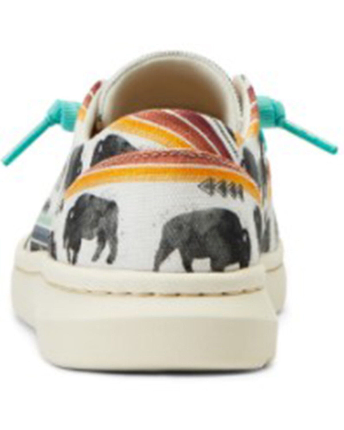 Ariat Women's Buffalo Print Full Vamp FLX Foam Lace-Up Casual Hilo - Moc Toe