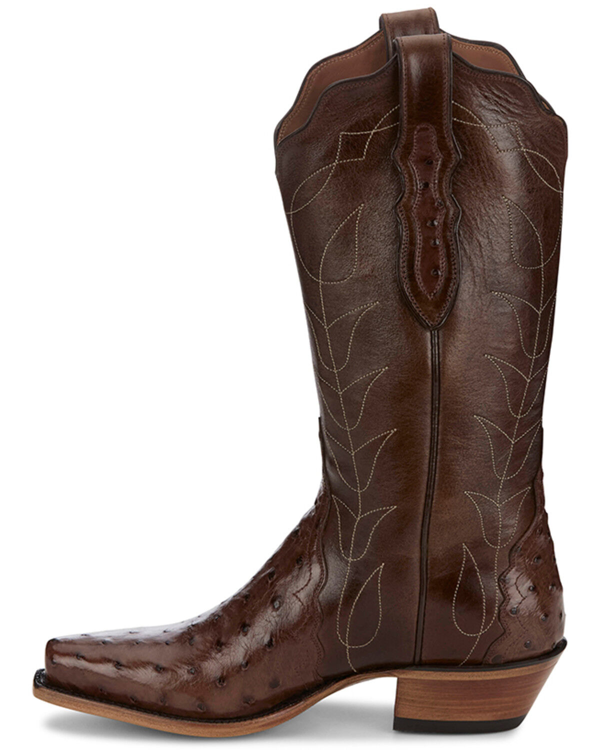 Tony Lama Women's Boot Barn Exclusive Kango Tobac Exotic Ostrich Western Boots - Snip Toe