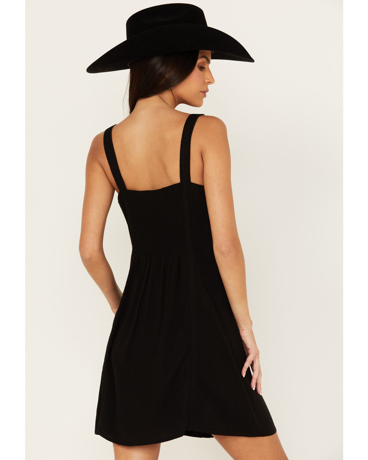 Idyllwind Women's Iris Lace Button Front Mini Dress