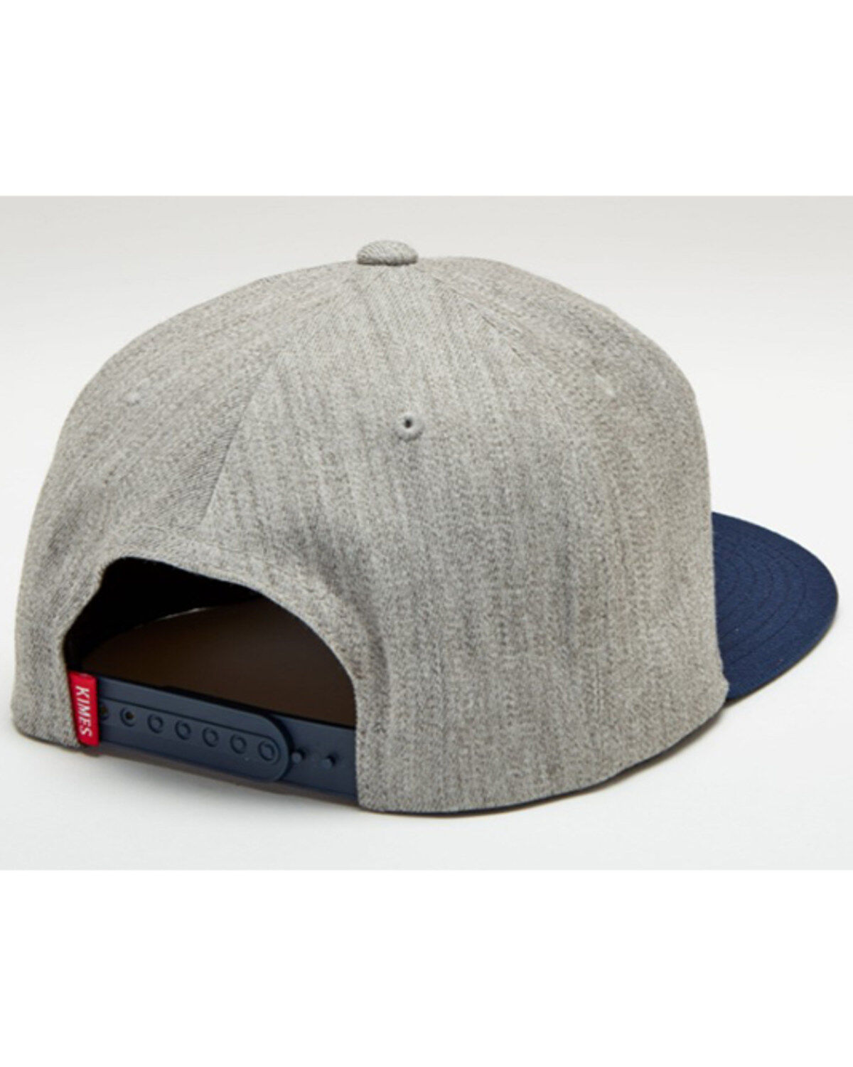 Kimes Ranch Men's Heather Gray Arched 3D Logo Mesh-Back Trucker Cap