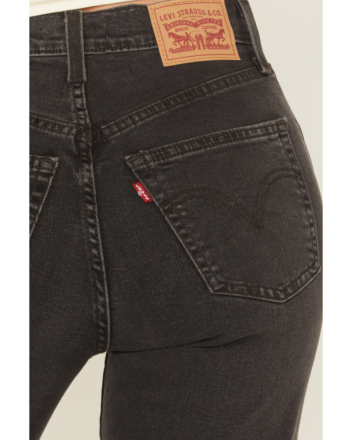 Levi's Women's Cut and Dry Ribcage Bell Bottom Flare Denim Jeans