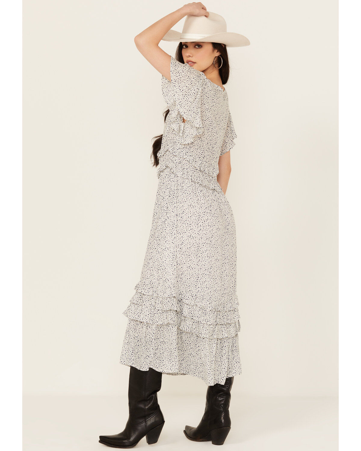 Stetson Women's Herringbone Midi Dress