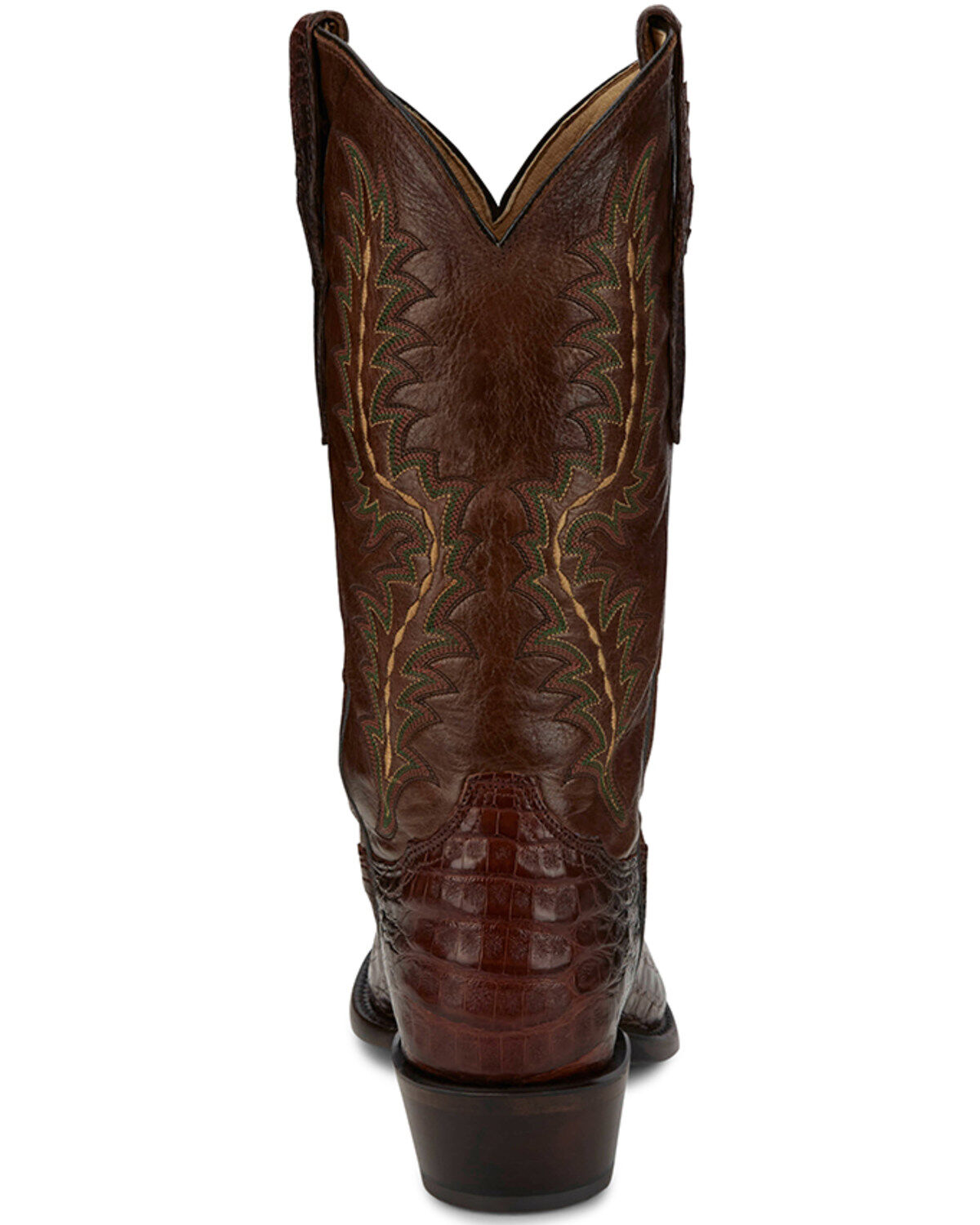 Tony Lama Men's Chasi Exotic Caiman Western Boots - Broad Square Toe