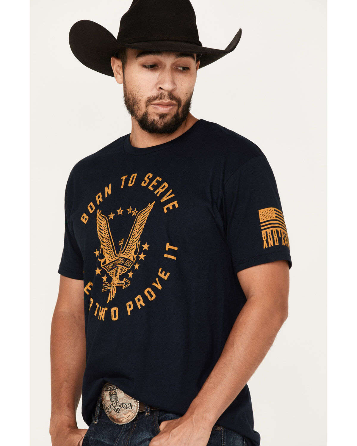 Brothers & Arms Men's Born To Serve Graphic T-Shirt