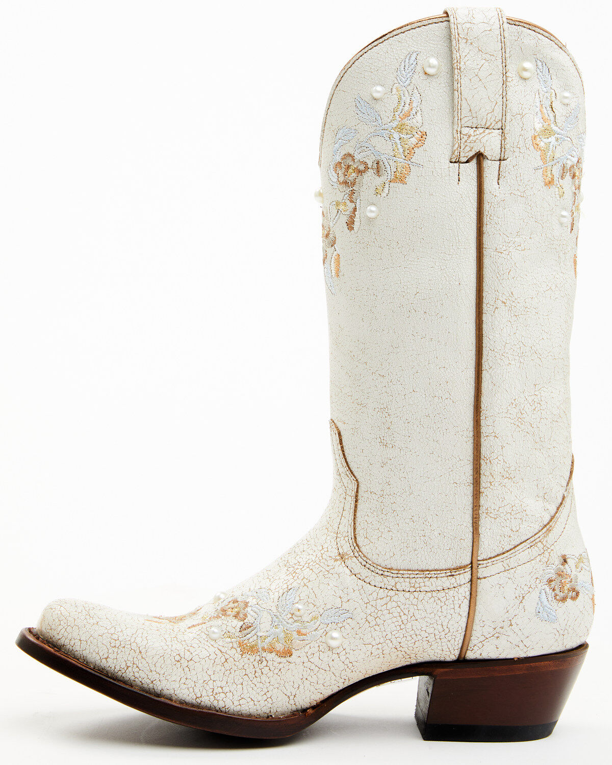 Shyanne Women's Byrdie Crack Embroidered Western Boots - Round Toe