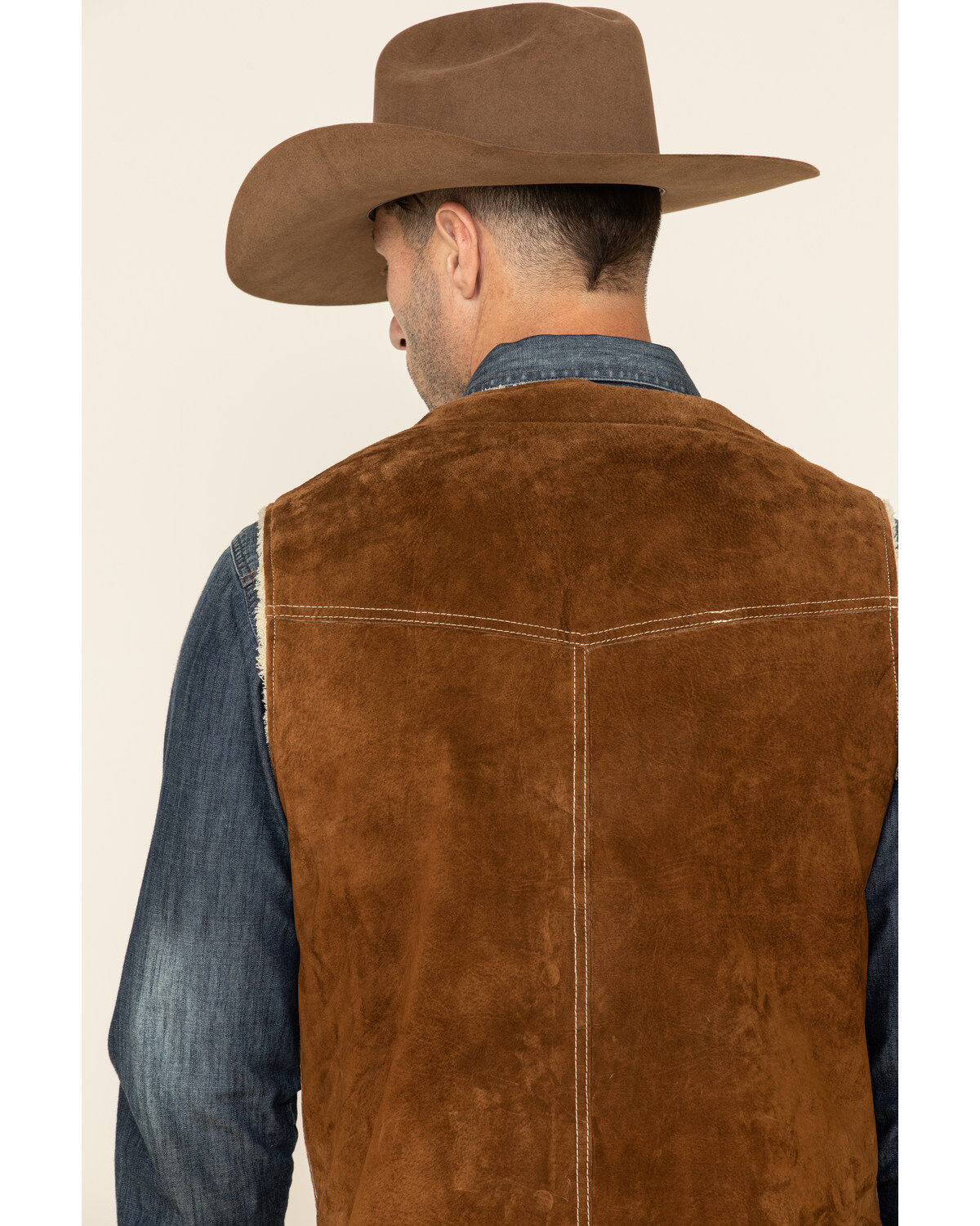 Scully Boar Suede Leather Vest