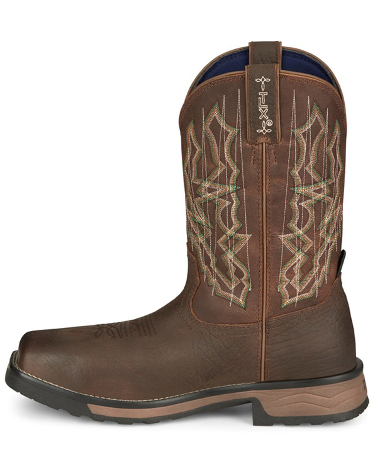 Tony Lama Men's Anchor Water Buffalo Pull On Western Work Boots - Composite Toe