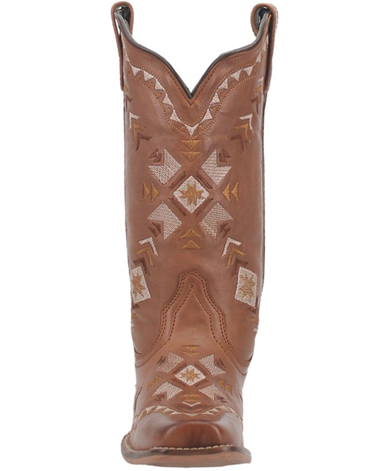 Dingo Women's Mesa Southwestern Embroidered Leather Western Boot - Square Toe