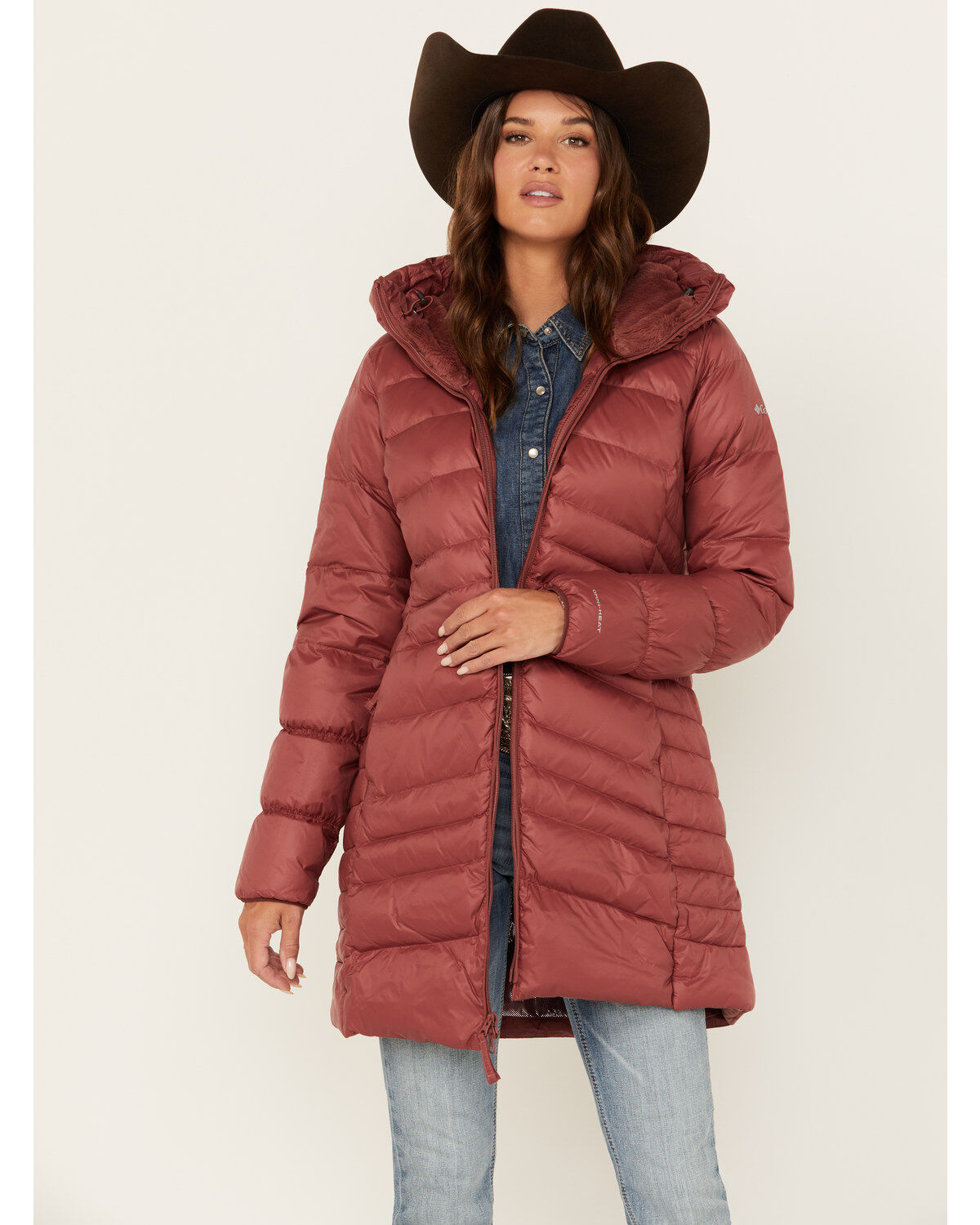 Columbia Women's Autumn Park® Down Hooded Mid Jacket