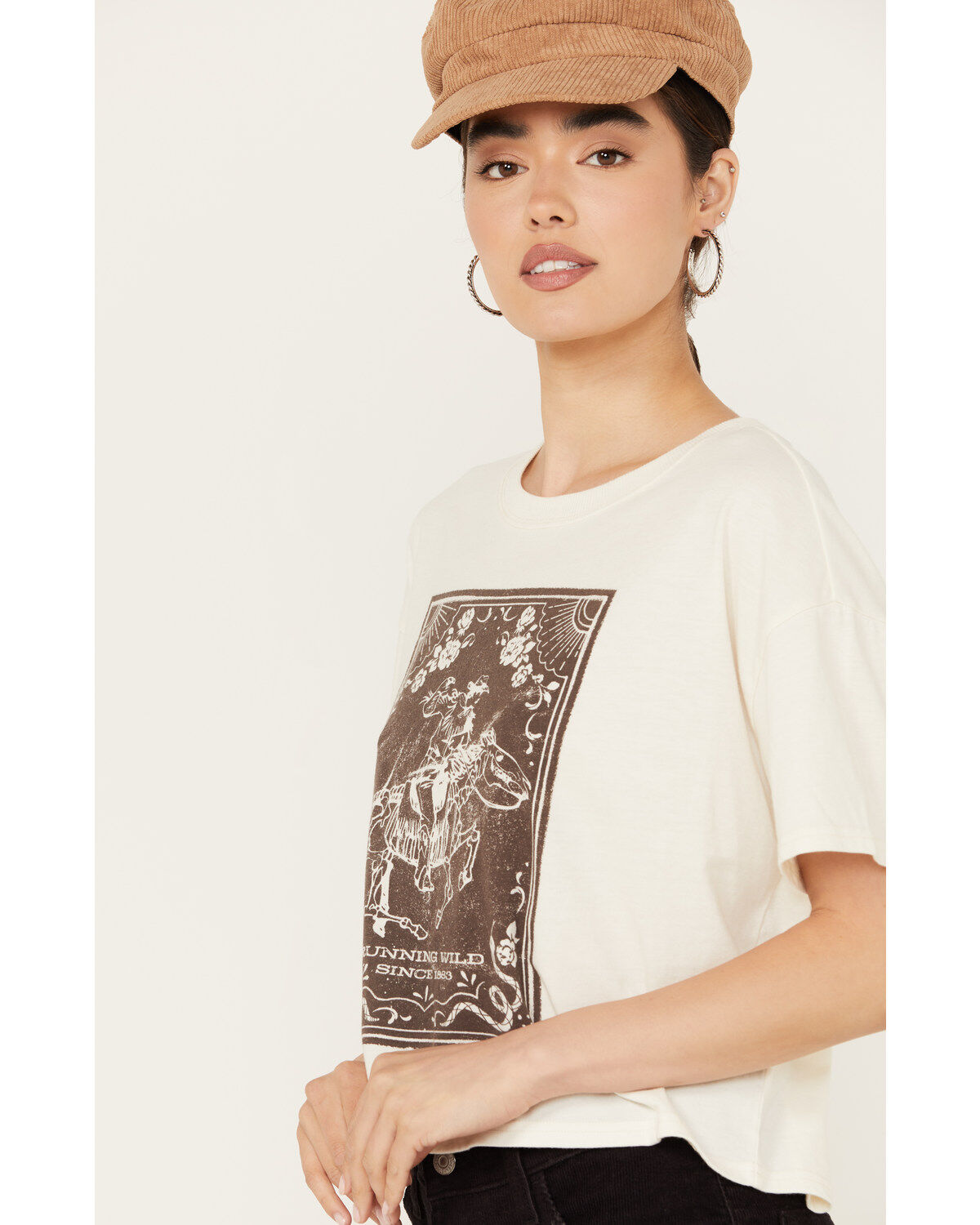 White Crow Women's Run Wild Short Sleeve Graphic Tee