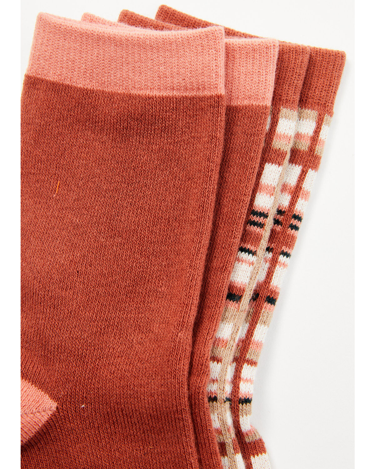Shyanne Girls' Tennessee Plaid Print Socks - 2 Pack