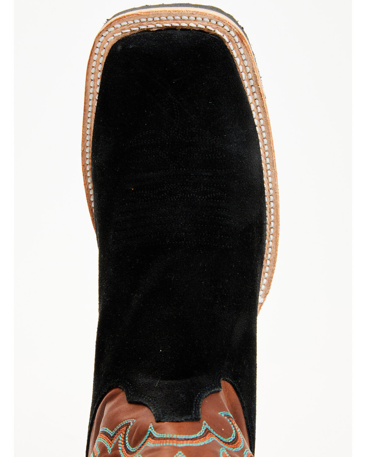 Justin Men's Alamo Roughout Western Boots - Broad Square Toe