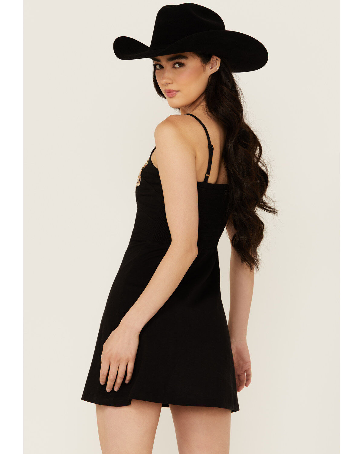 Idyllwind Women's Bee Embroidered Beaded Mini Dress