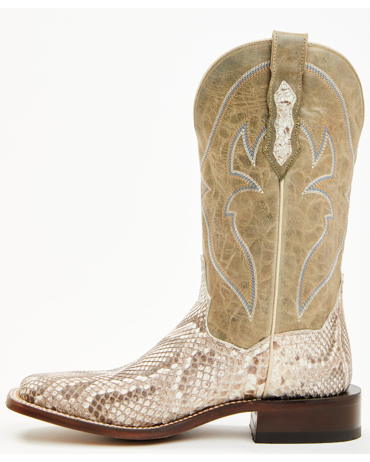 Dan Post Women's Boot Barn Exclusive Exotic Python Western Boots - Broad Square Toe