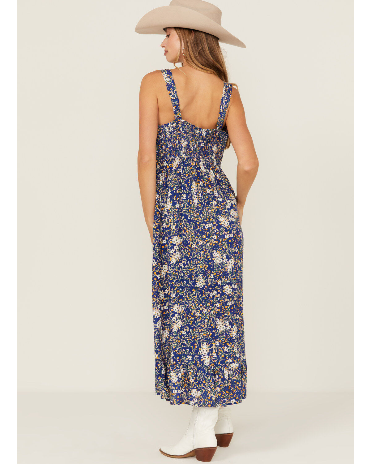 Cotton & Rye Women's Floral Print Midi Sundress