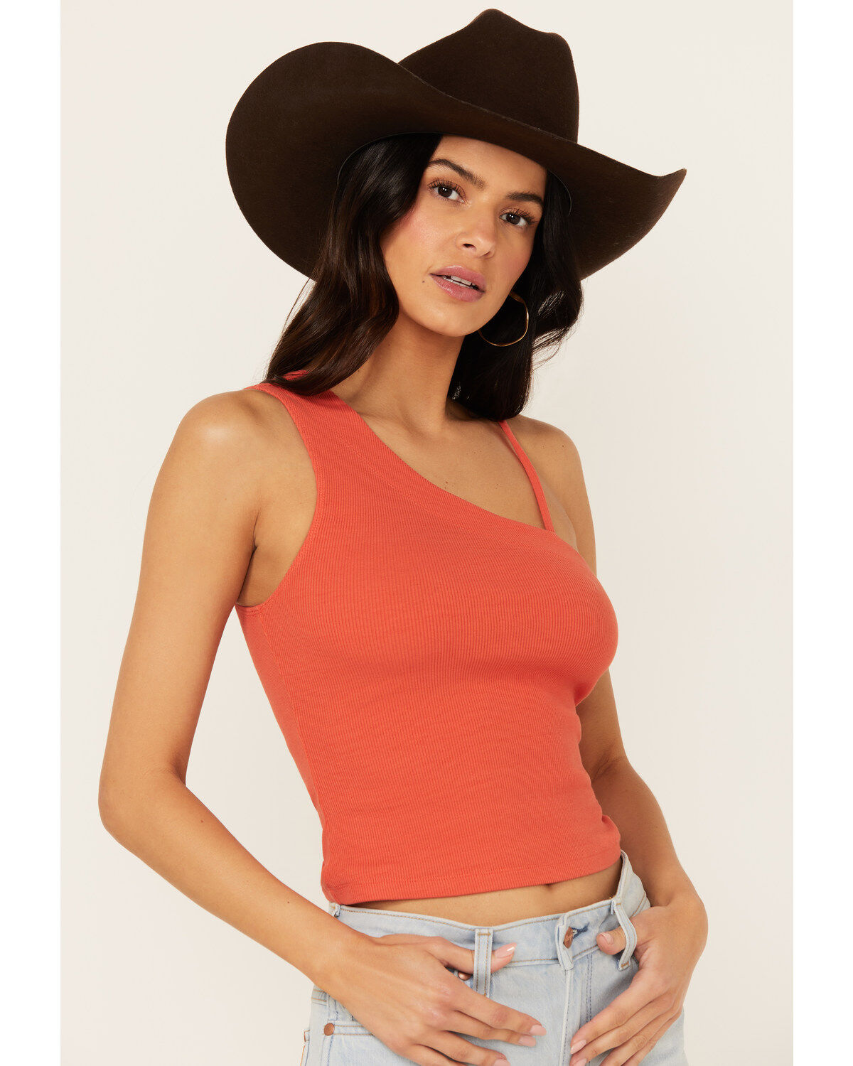 People of Leisure Women's Hollie One Shoulder Tank