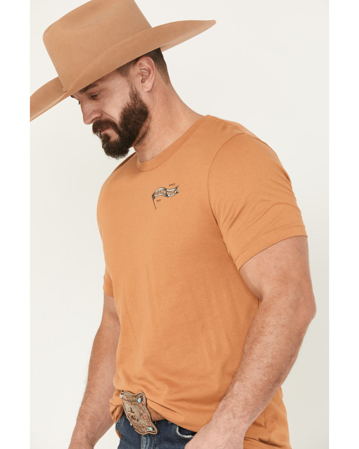 Pendleton Men's Rodeo Flag Short Sleeve Graphic T-Shirt