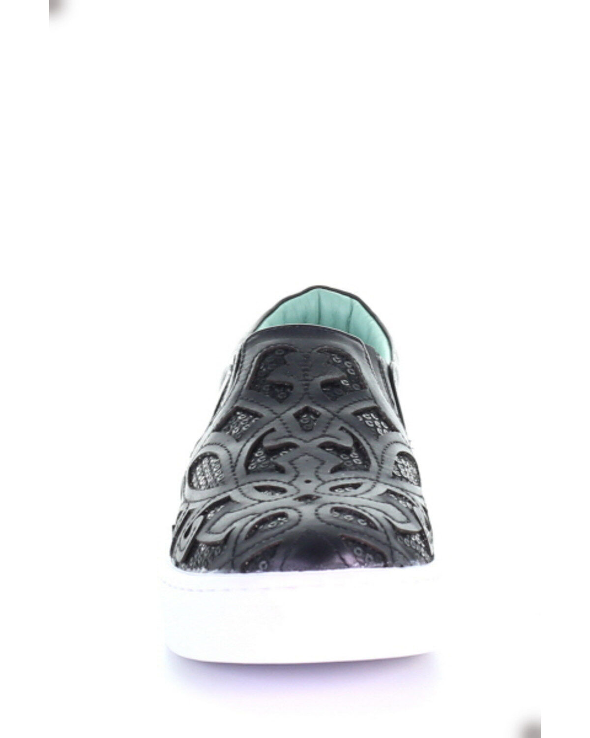 Corral Women's Black Inlay & Embroidery Sneakers