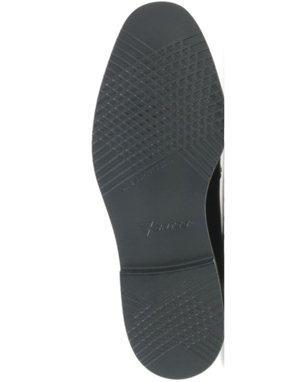 Bates Men's Sentry High Gloss Lace-Up Work Oxford Shoes - Round Toe