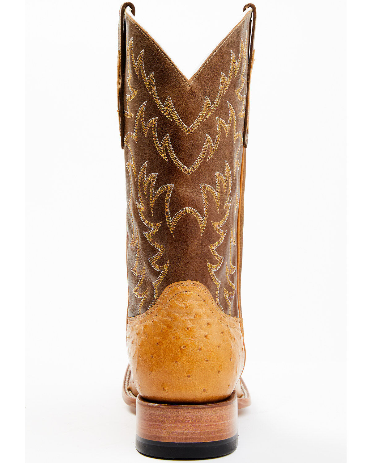Cody James Men's Full-Quill Ostrich Exotic Western Boots - Broad Square Toe