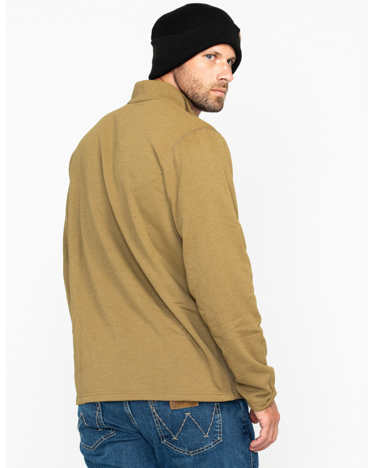 NSA Drifire Men's FR Mock Zip Fleece Work Pullover