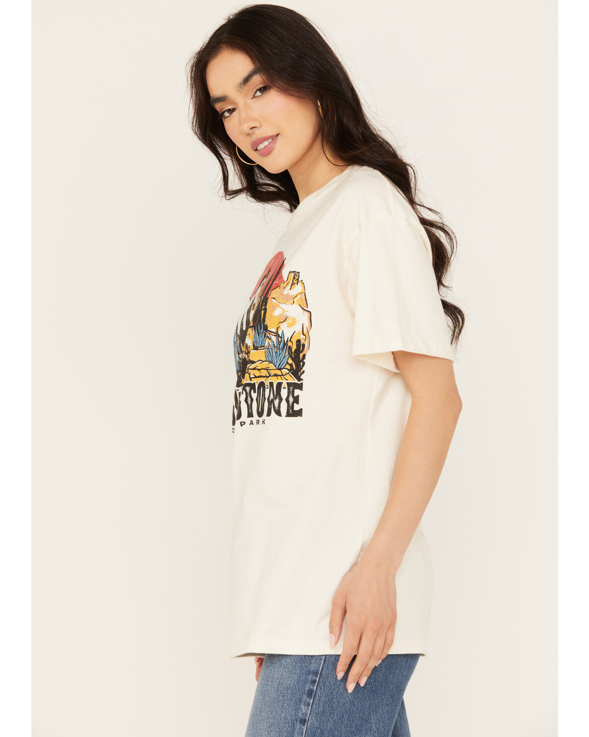 Somewhere West Women's Yellowstone Park Short Sleeve Graphic Tee