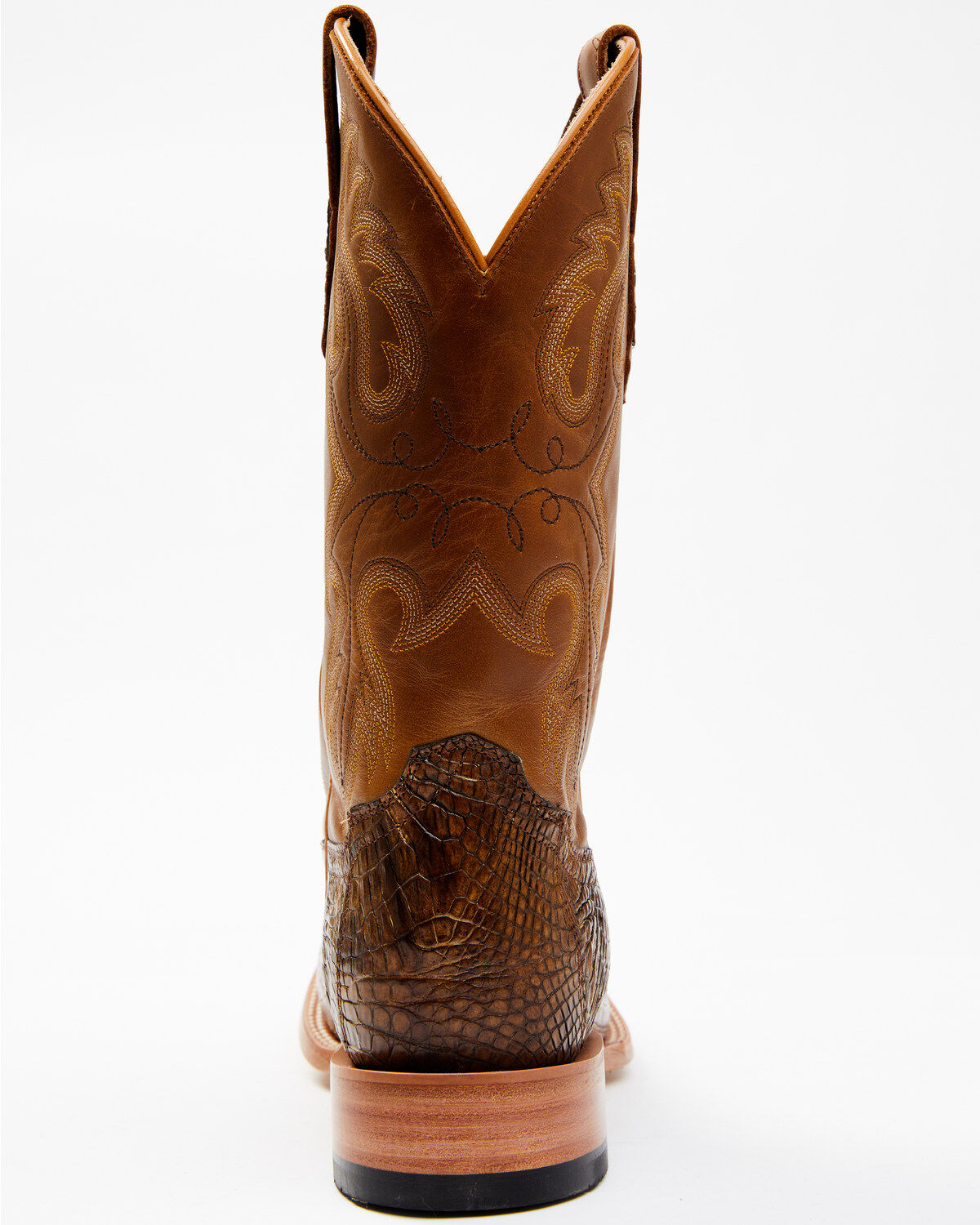 Cody James Men's Exotic Caiman Tail Skin Western Boots - Broad Square Toe