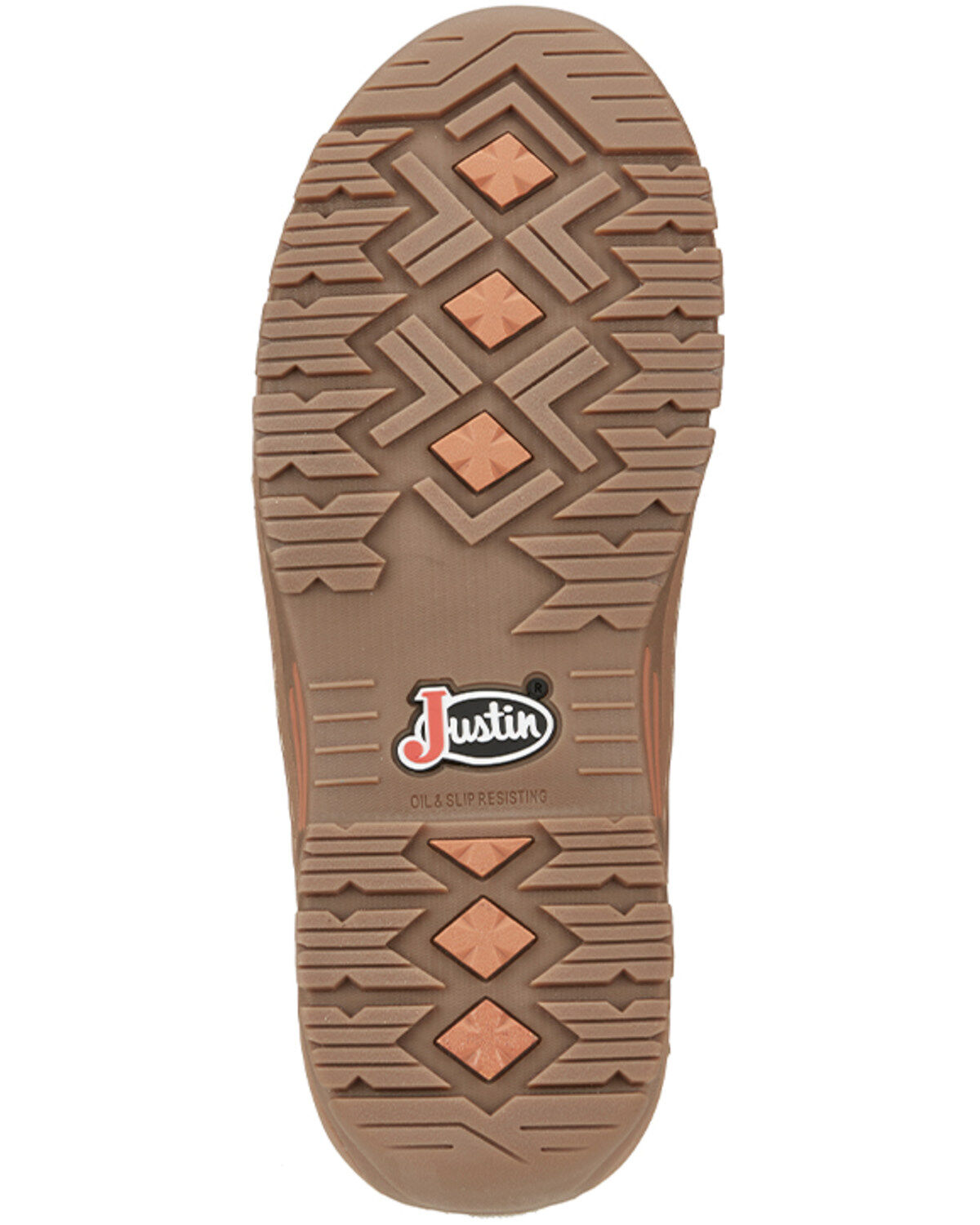 Justin Men's 5" Corbett Lace-Up Moc Waterproof Work Boots - Alloy Toe