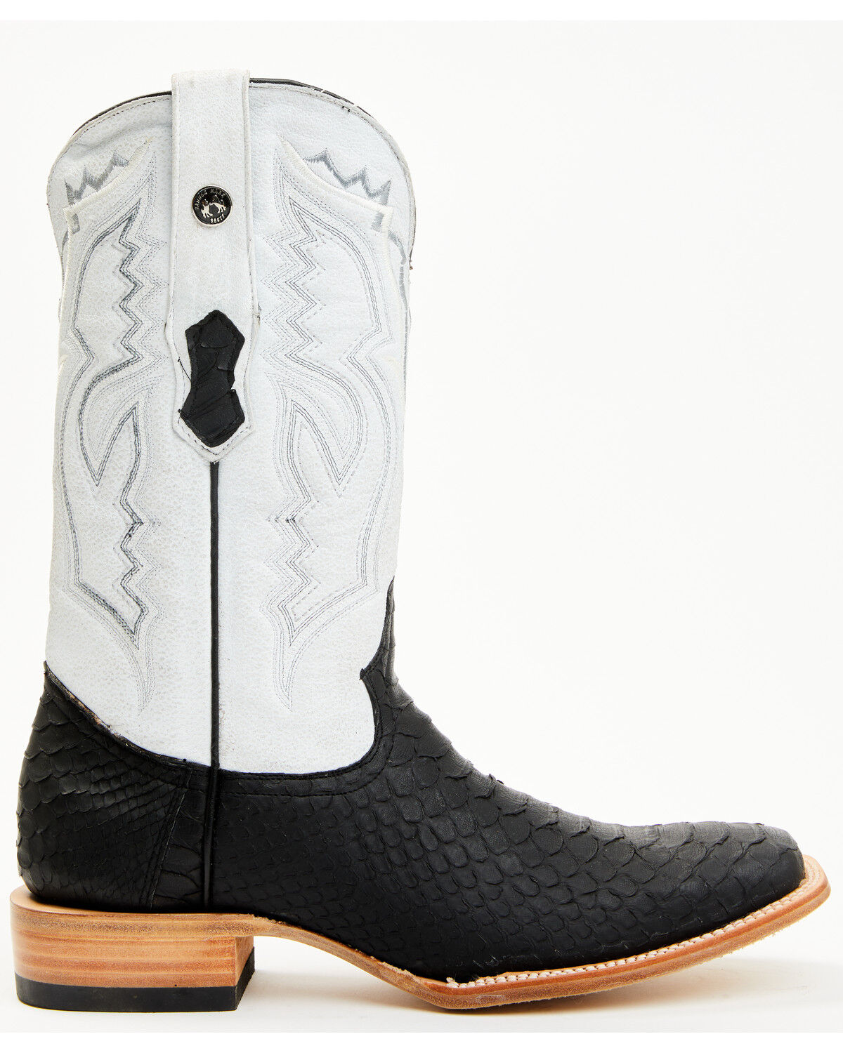 Tanner Mark Men's Jumbo Python Exotic Western Boots - Broad Square Toe