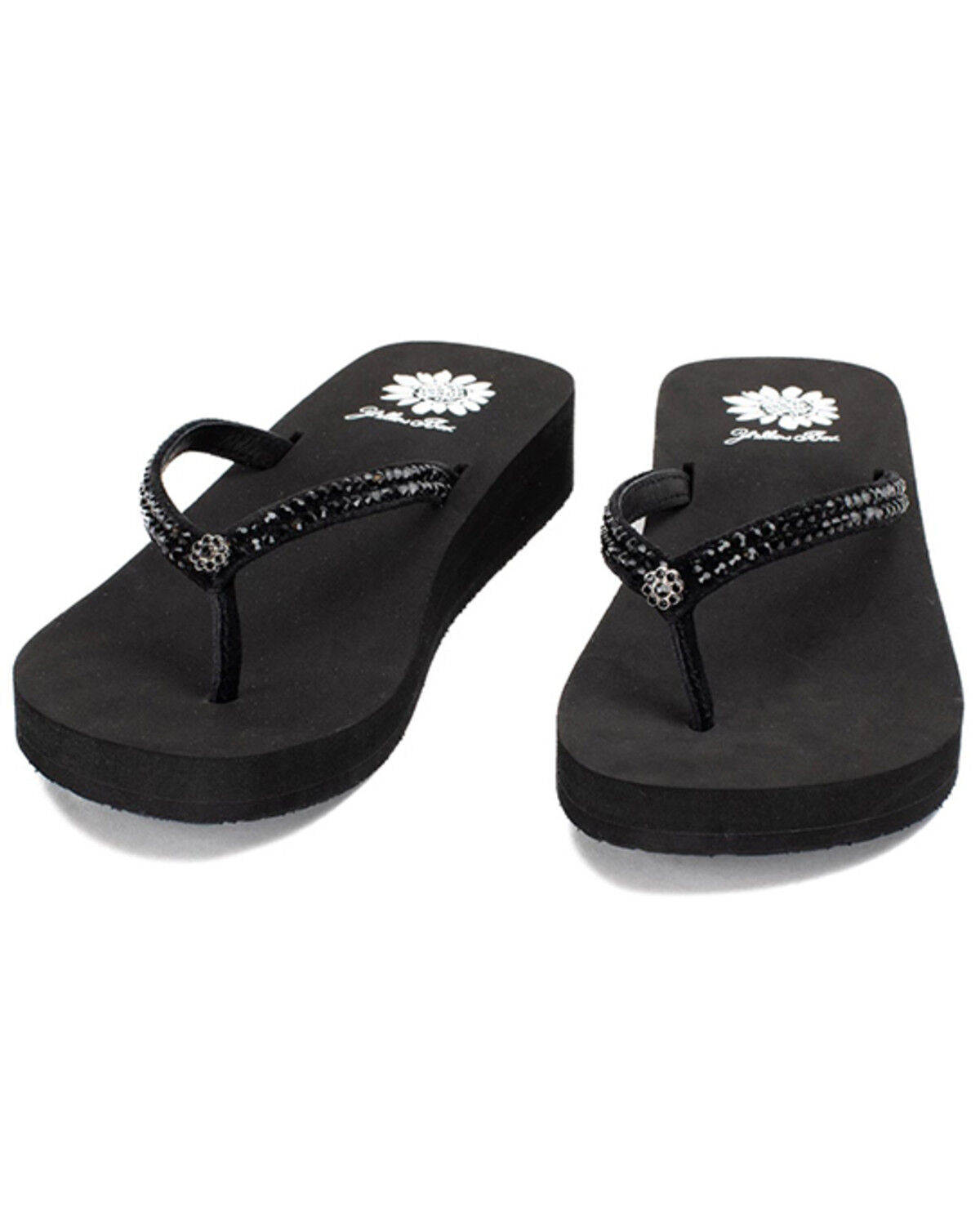 Yellow Box Women's Jello Rhinestone Sandals