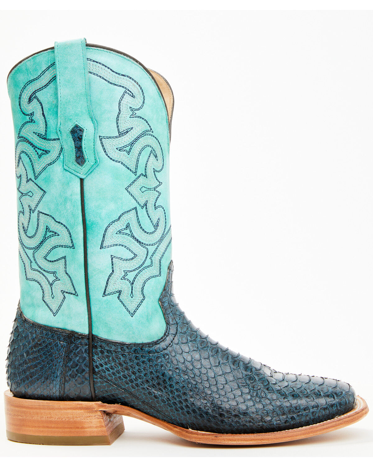 Corral Men's Exotic Python Western Boots - Broad Square Toe