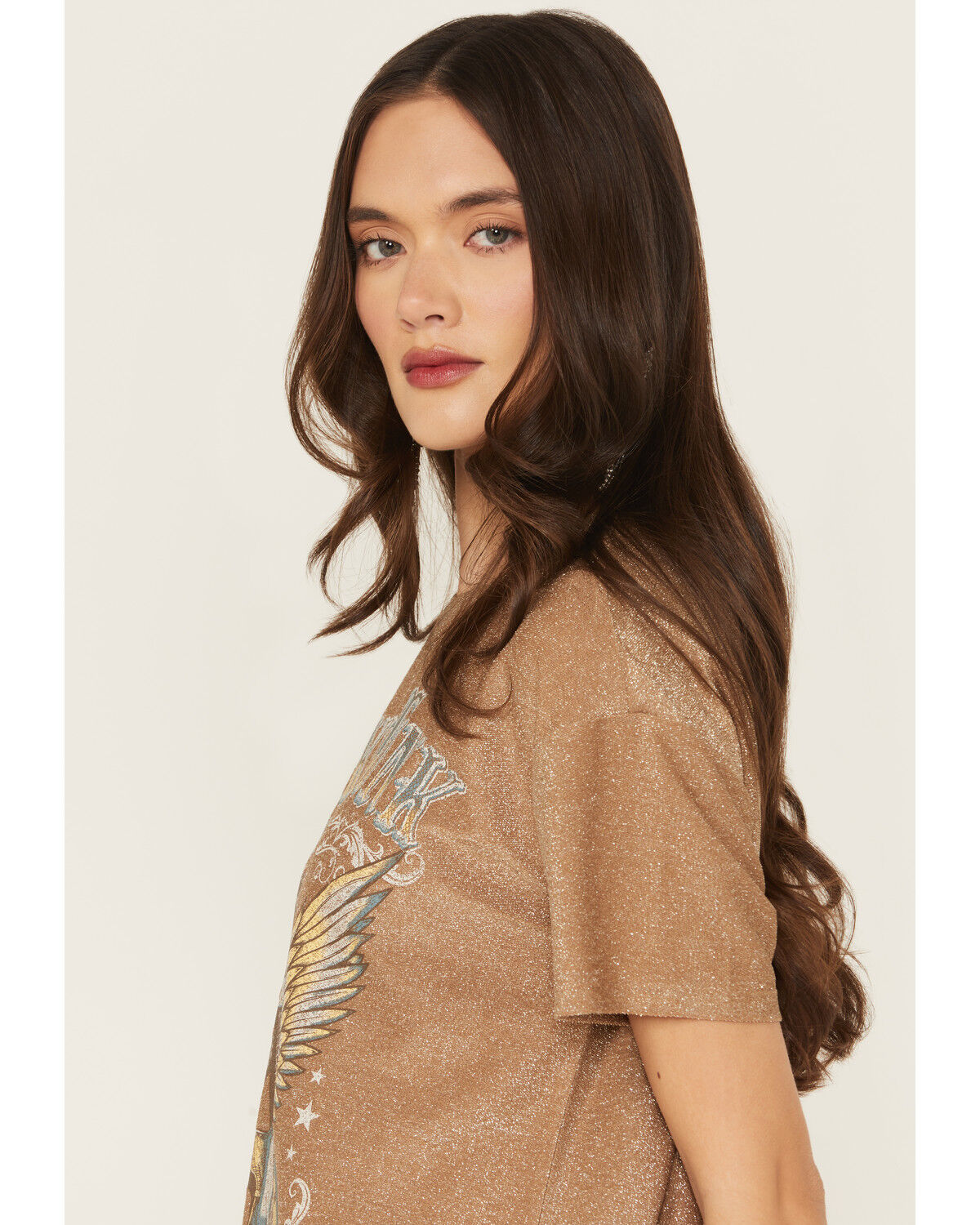 Blended Women's Honky Tonk Shimmer Short Sleeve Graphic Tee