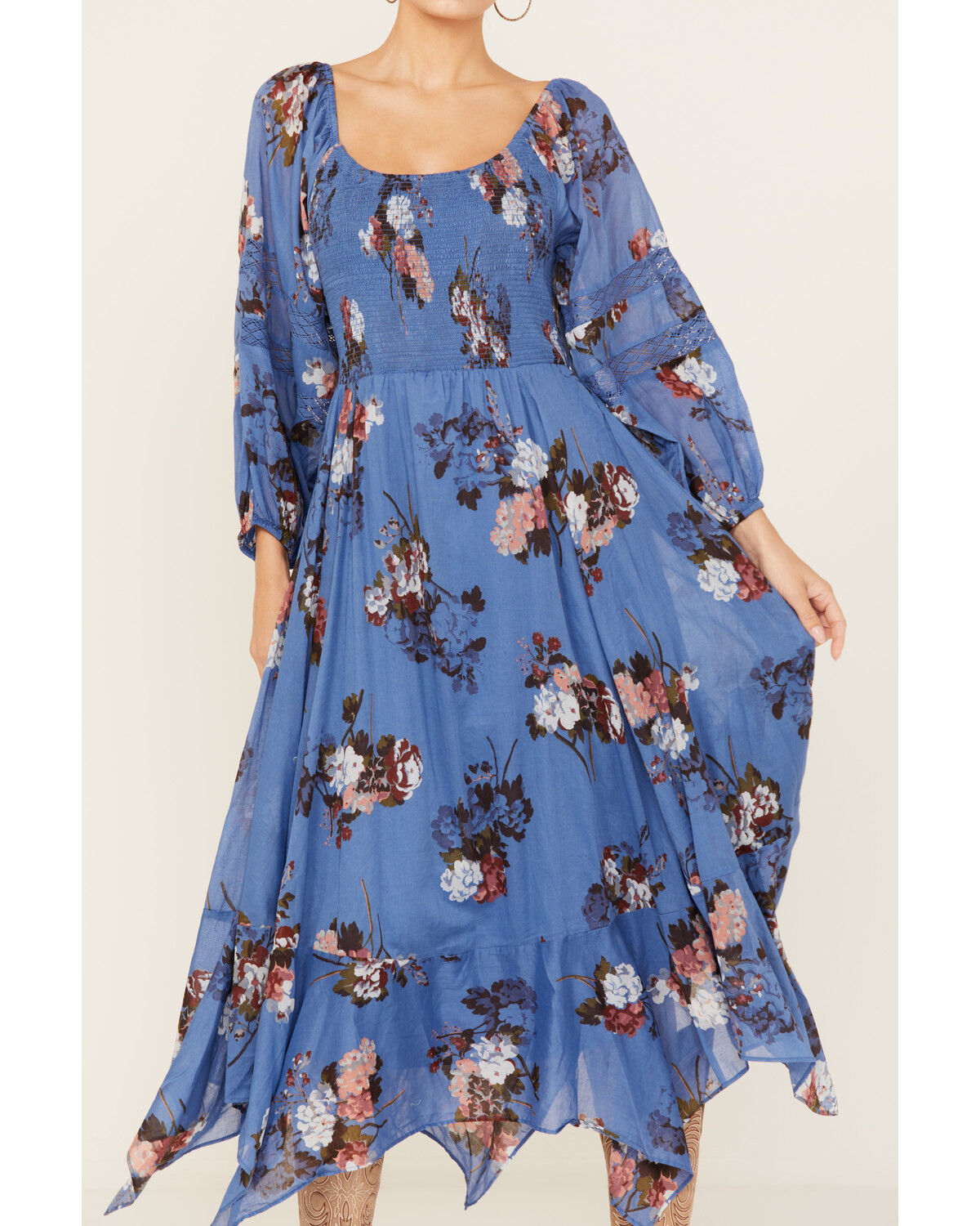 Free People Women's Morning Glory Floral Print Maxi Dress