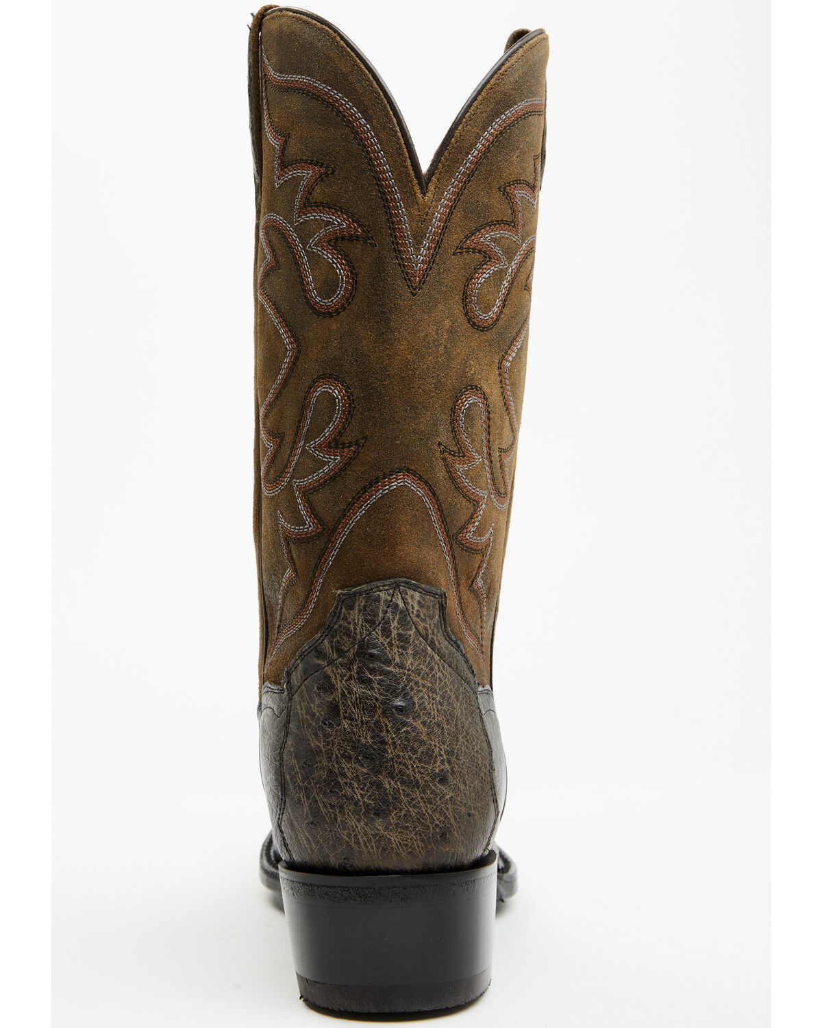 Dan Post Men's 12" Exotic Ostrich Western Boots - Snip Toe