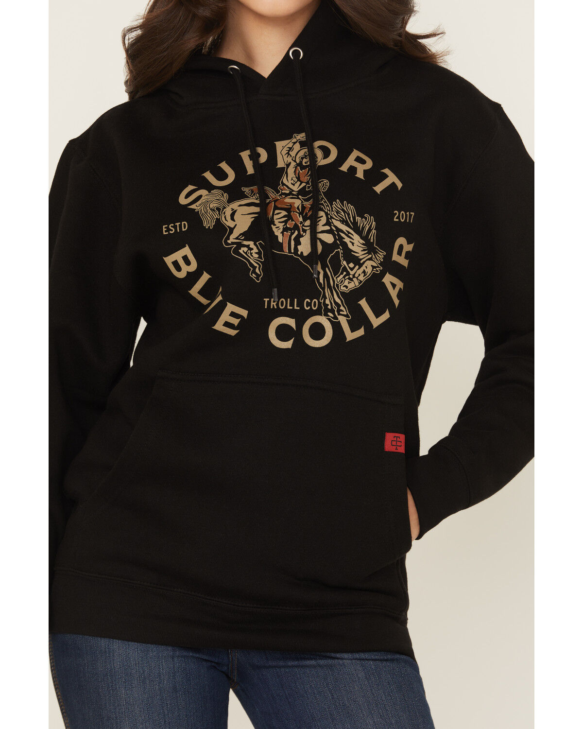 Troll Co Women's Rodeo Graphic Hoodie