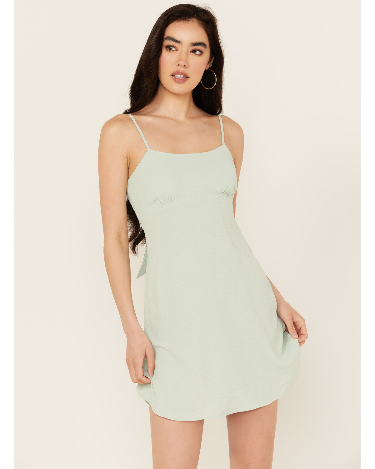 Originality Women's Tie Back Mini Dress